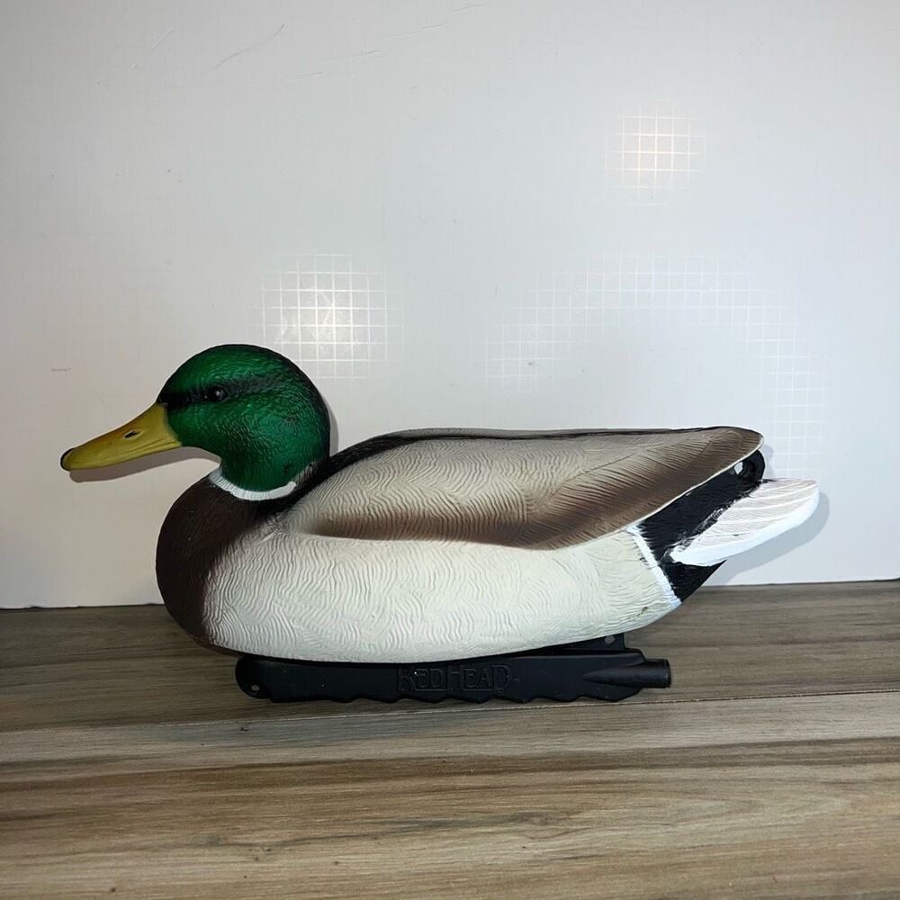 RedHead 2006 Mallard Duck Drake With Weight Decoy Hunting Bass Pro Shop Duck Hea
